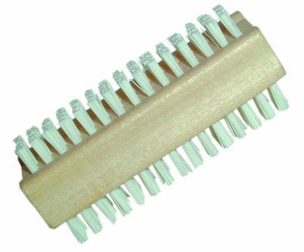 APOLLO NAIL BRUSH WOODEN BODY DOUBLE SIDED (PACK OF 1). AP6208 \\\AP6208