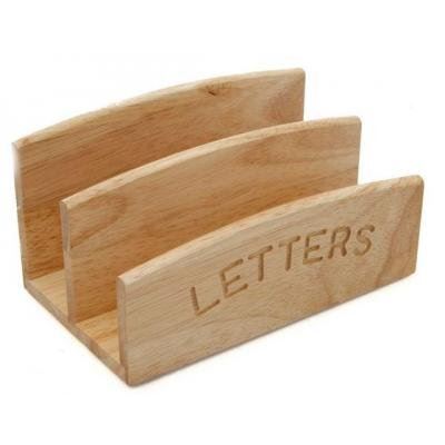 APOLLO RUBBER WOOD LETTER RACK. AP8465 \\\AP8465