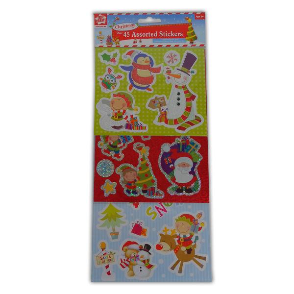 XMAS ACTIVITY-ASSORTED STICKER PACK. ASTM \\\ASTM