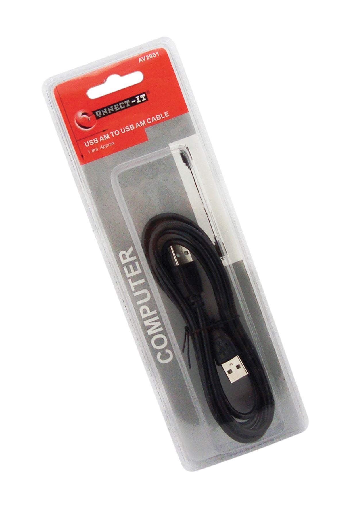 ES CABLE - USB AM TO USB AM - 1.8 METRE. AV2001 \\\AV2001