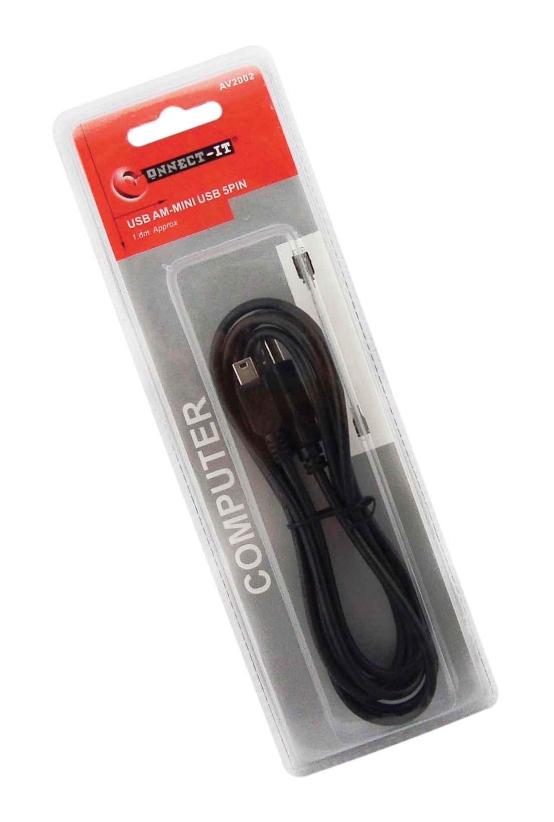 ES USB CABLE - AM TO MINI USB - 1.8 METRE. AV2002 \\\AV2002