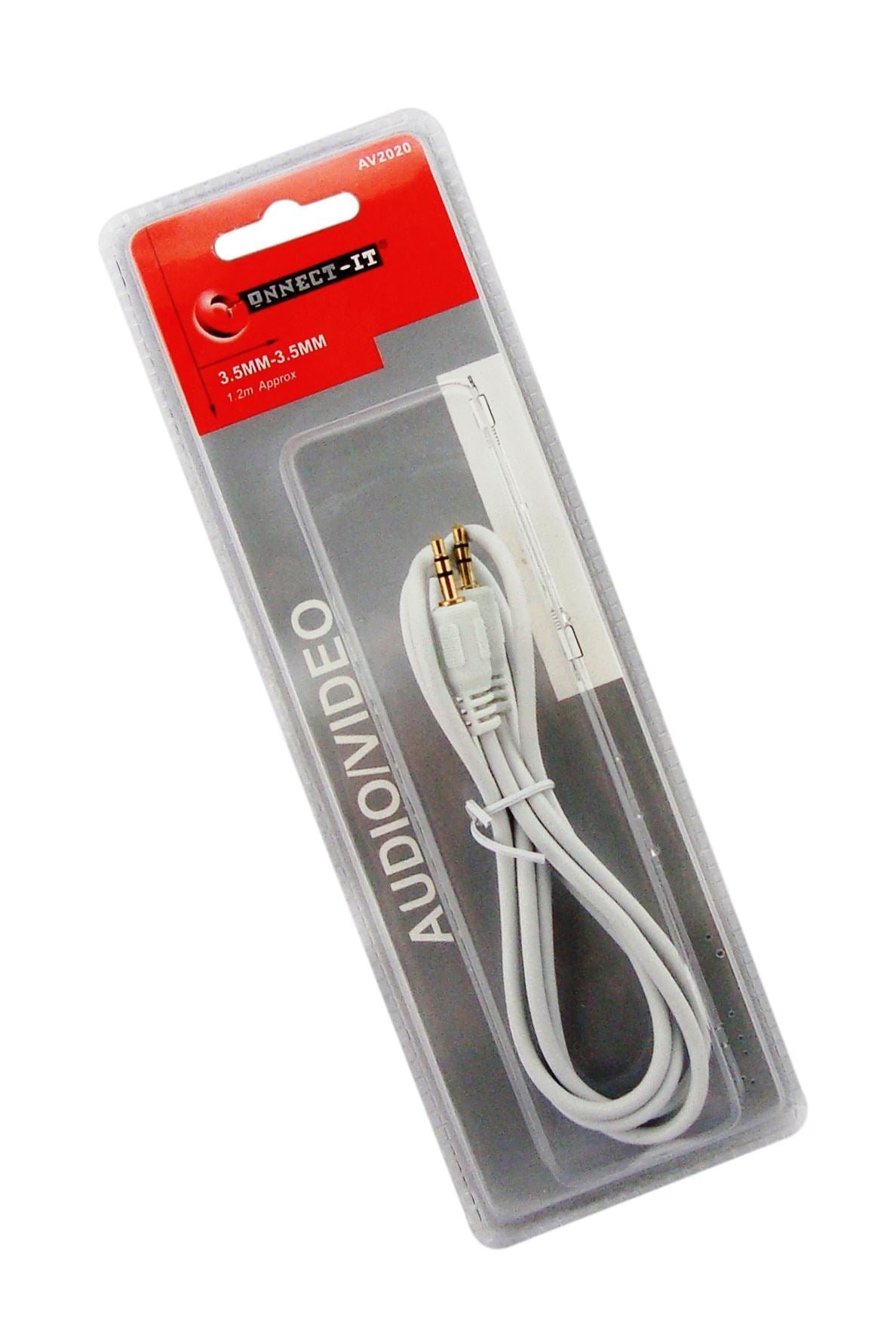ES AUDIO CABLE-  MALE TO MALE - 3.5MM  - 1.2METRE. AV2020 \\\AV2020