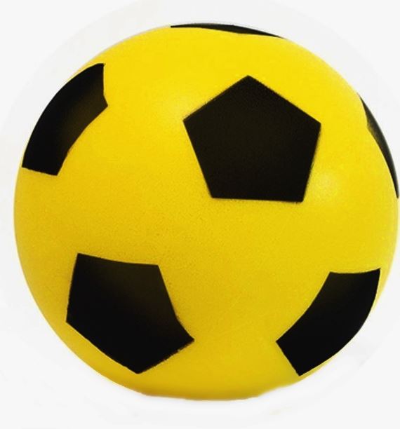 FOAM FOOTBALL 120MM YELLOW. B477Y \\\B477Y