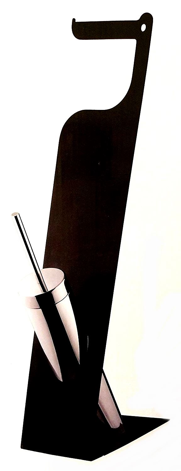 BLACK PELICAN TOILET ROLL AND BRUSH HOLDER \\\BA6655BK