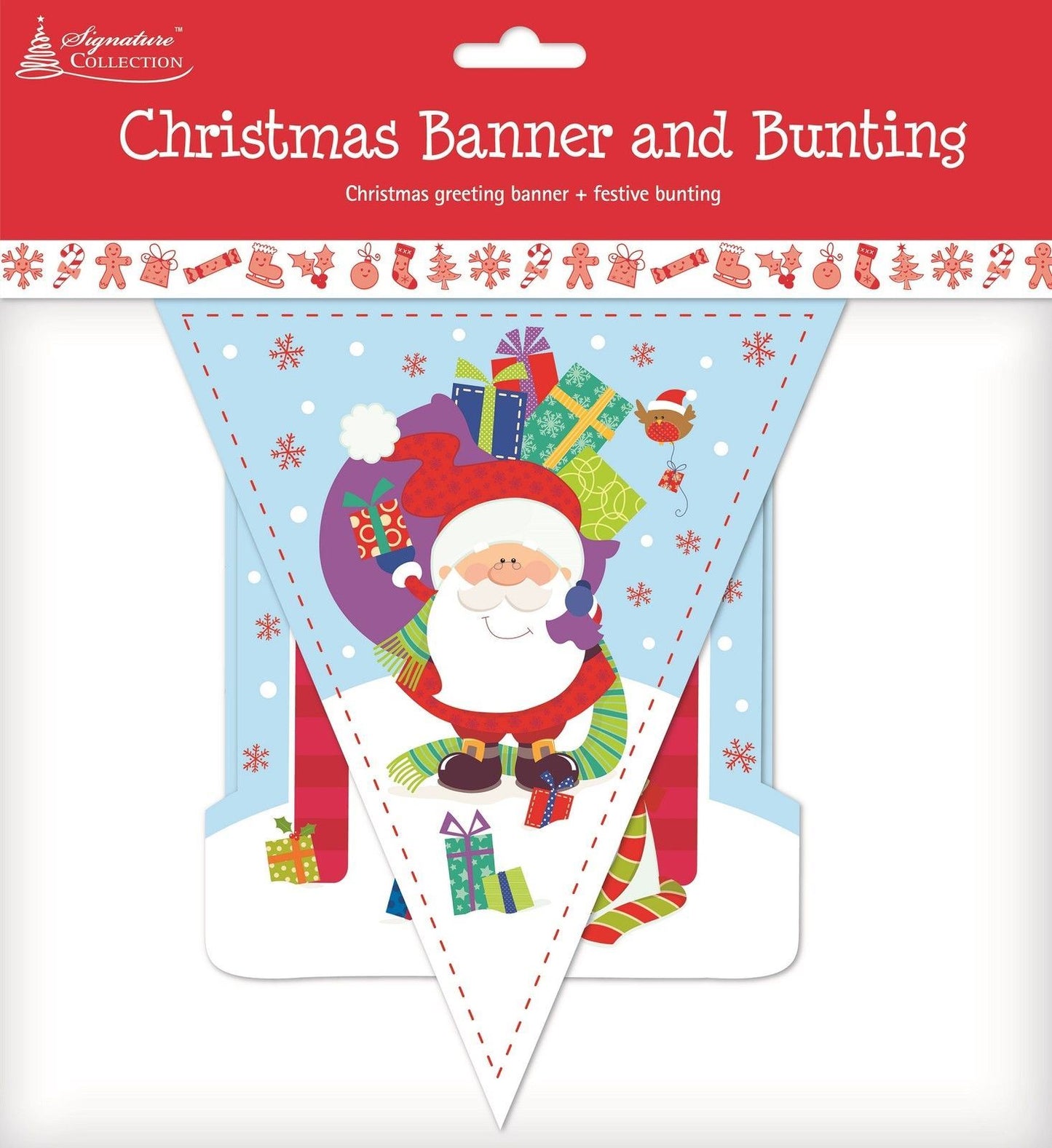 CHRISTMAS GREETING BANNER - BUNTING SET. BANS \\\BANS