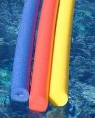 SWIMMING POOL NOODLE FLOAT AID WOGGLE LOG NOODLES WATER FLEXIBLE RED BLUE OR YELLOW SWIM AID. BGG1138 \\\BGG1138
