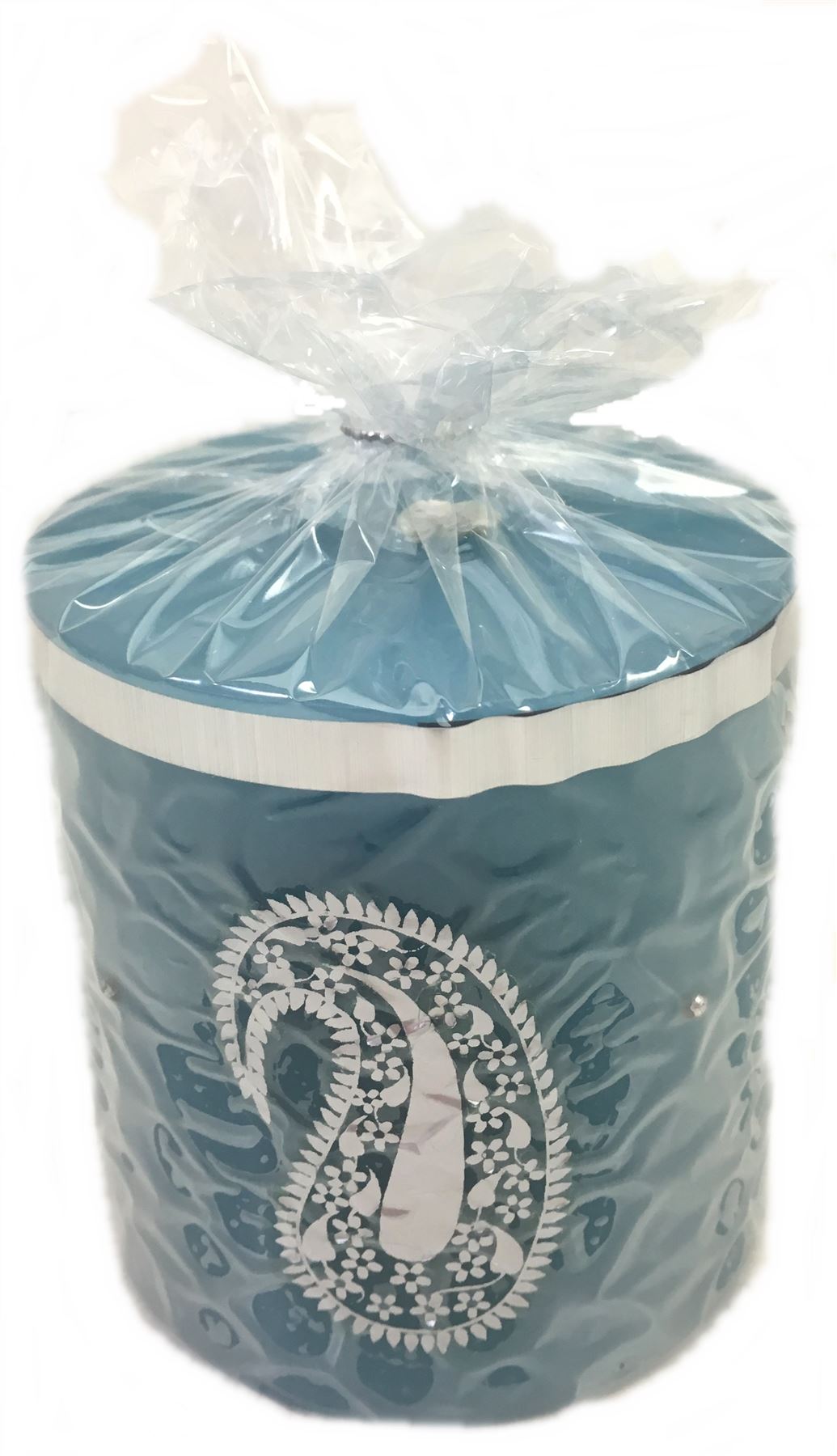 CANDLE PAISLEY BLUE LEMON GRASS. BH107 \\\BH107