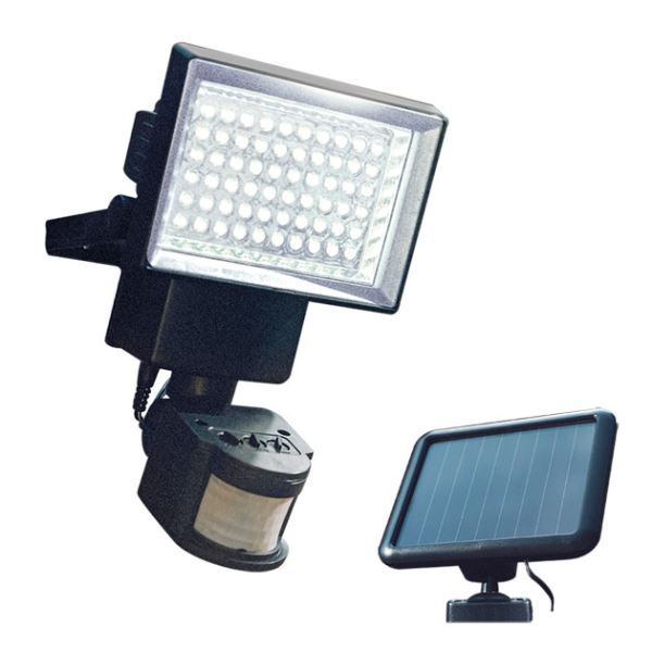 60 LED SOLAR SECURITY LIGHT WITH MOTION SENSOR 200LUMENS. BML23450 \\\BML23450