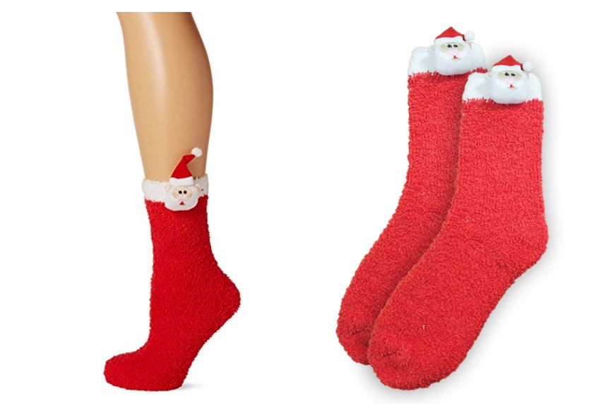 LADIES SANTA XMAS SOCKS. BML72440 \\\BML72440