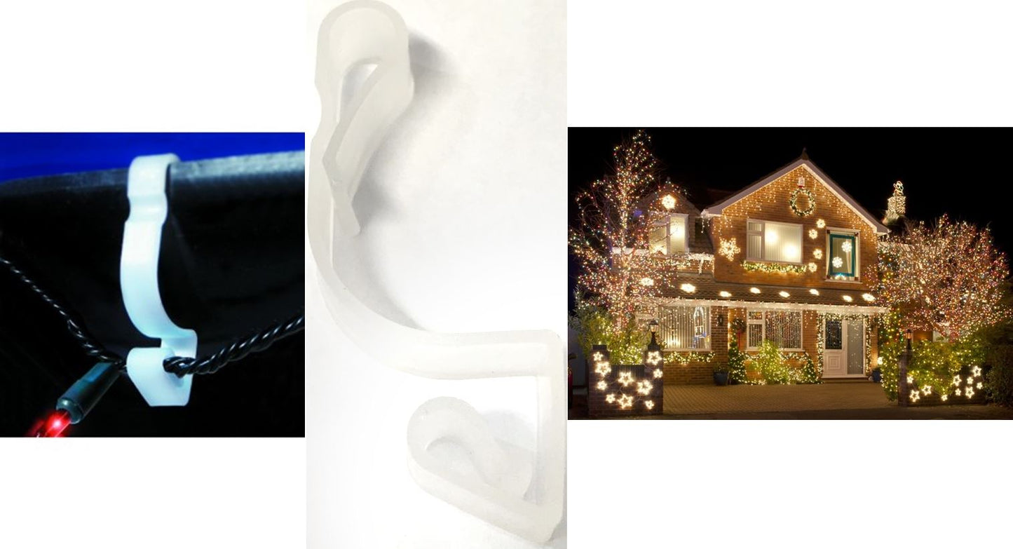 20 LARGE LIGHT GUTTER HOOKS. BML76650 \\\BML76650