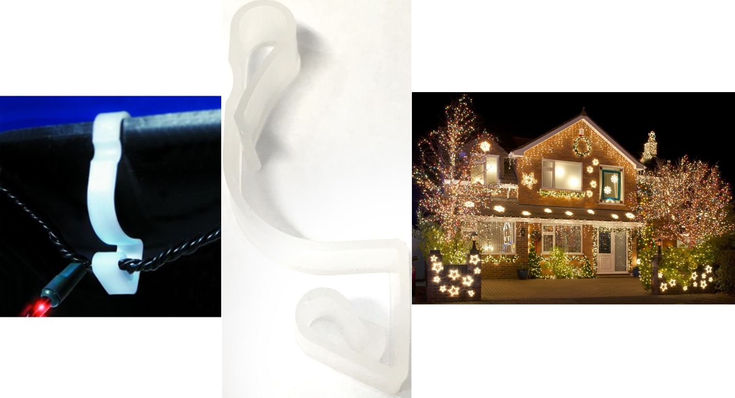 20 LARGE LIGHT GUTTER HOOKS. BML76650 \\\BML76650