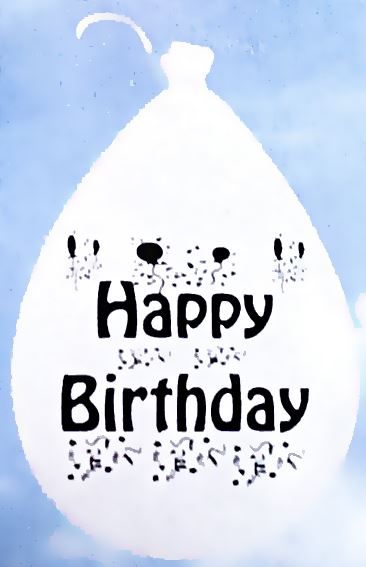 10 HAPPY BIRTHDAY MULTICOLOUR BALLOONS. BO171 \\\BO171