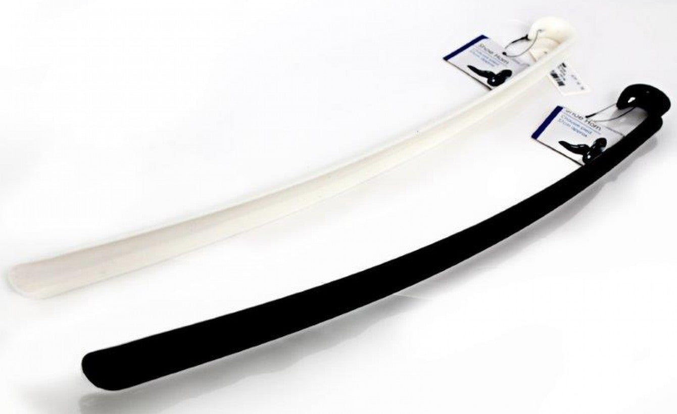 ASSORTED COLOUR PLASTIC SHOE HORN 57CM. HH5568 \\\BT0074