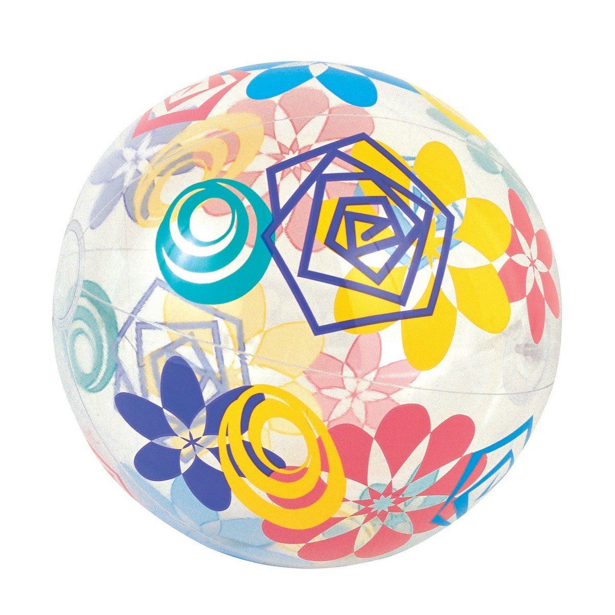 BESTWAY DESIGNER BEACH BALL - MULTICOLOURED  16 INCH. BW31000 \\\BW31000