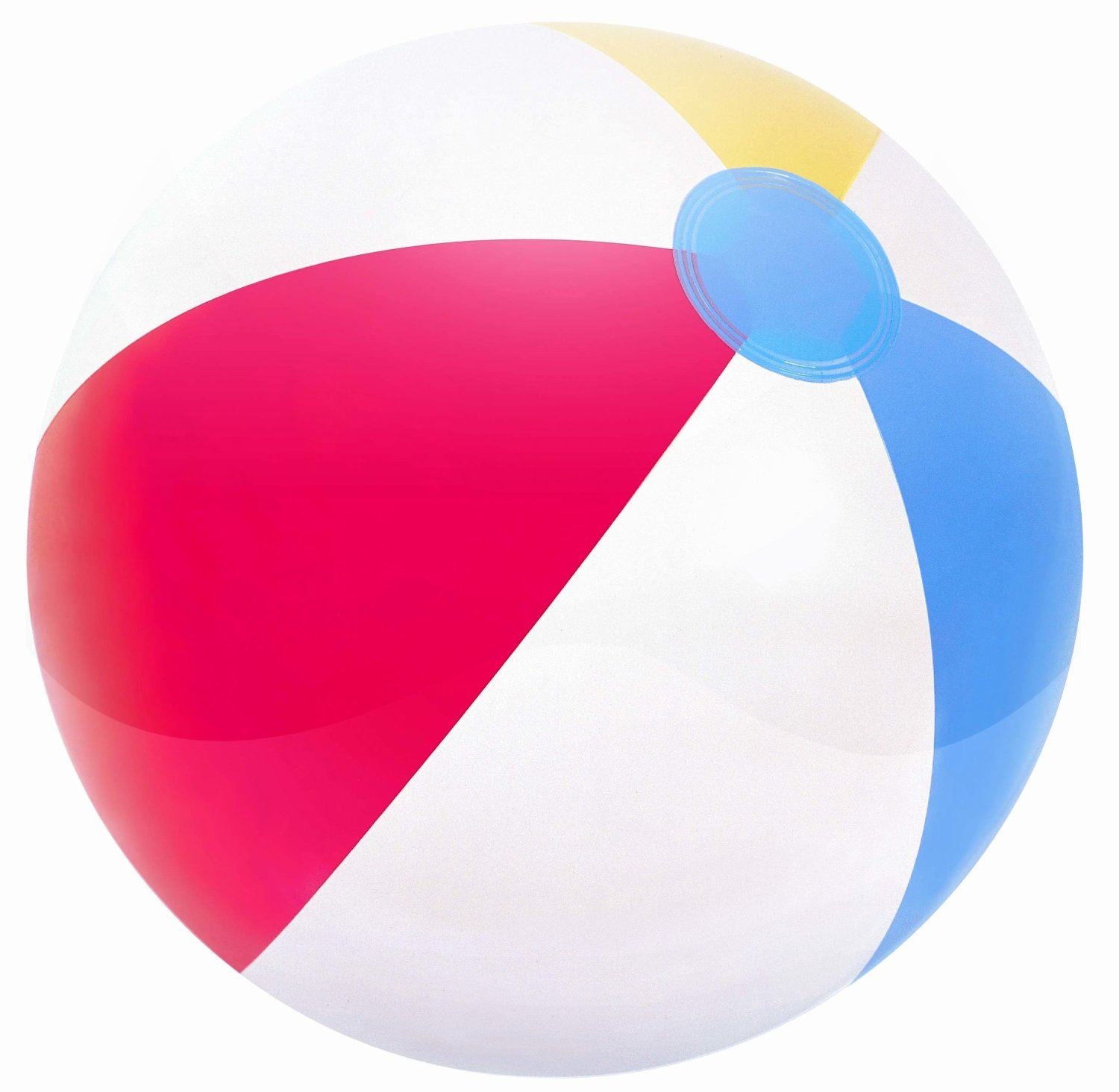 INFLATABLE BLOWUP PANEL BEACH BALL 24 - 1 PACK. BW31022 \\\BW31022