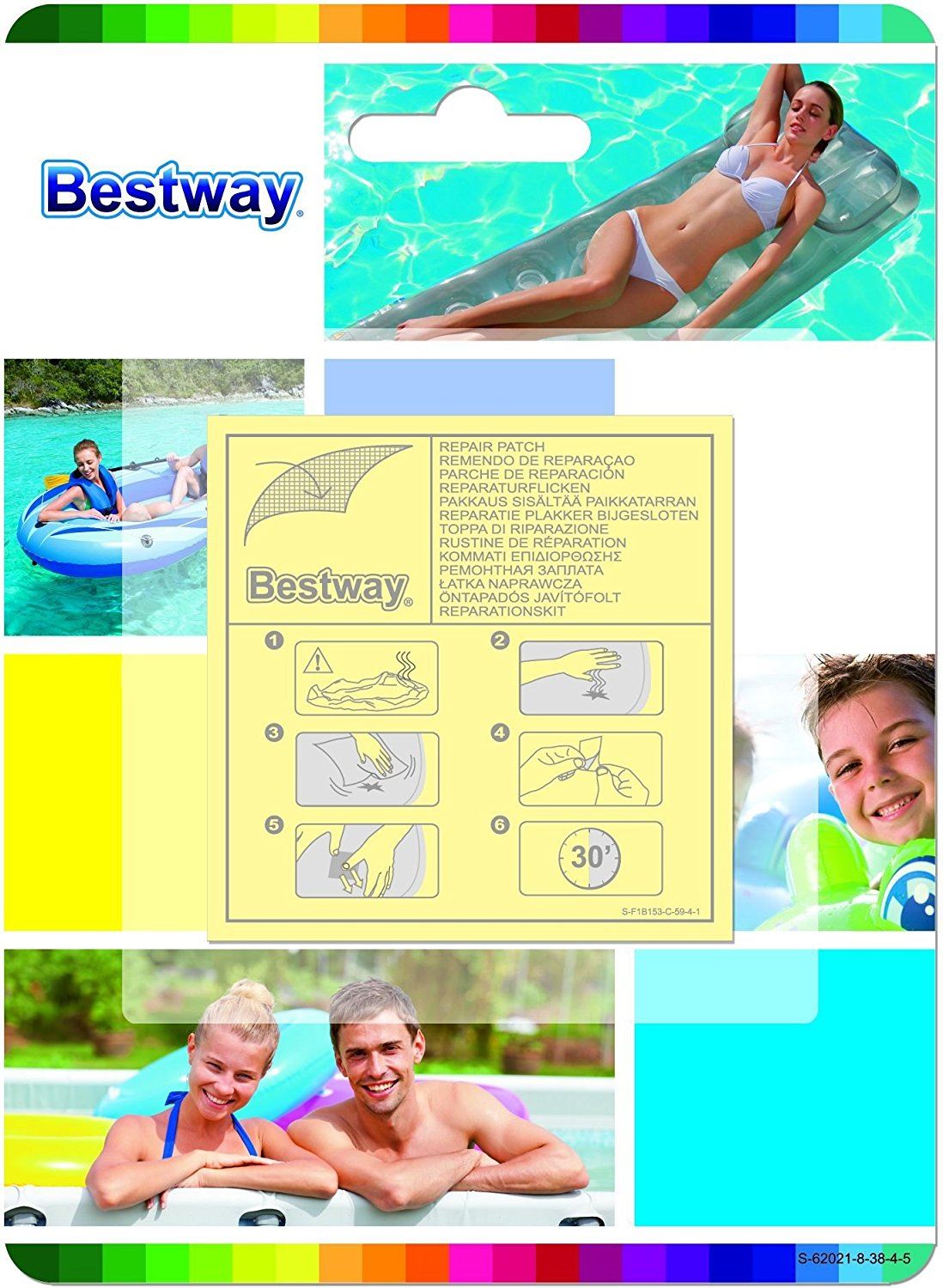BESTWAY REPAIR PATCH X 10. BW62021 \\\BW62021