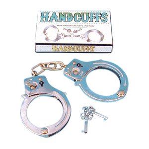 HANDCUFFS WITH KEY METAL. C41005 \\\C41005