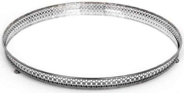 28CM MIRROR CANDLE PLATE DECORATION. CH5759 \\\CH5759