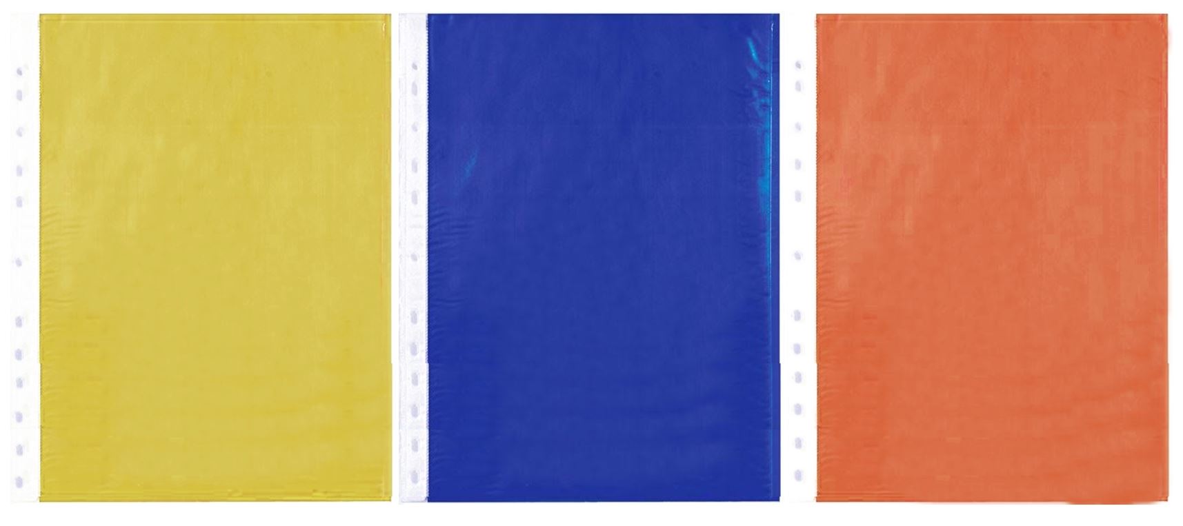30PK COLOURED PUNCHED POCKETS. CLPN \\\CLPN