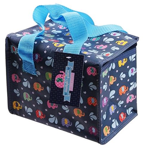 FUN ELEPHANTS DESIGN COOL BAG LUNCH BOX. COOLB03 \\\COOLB03
