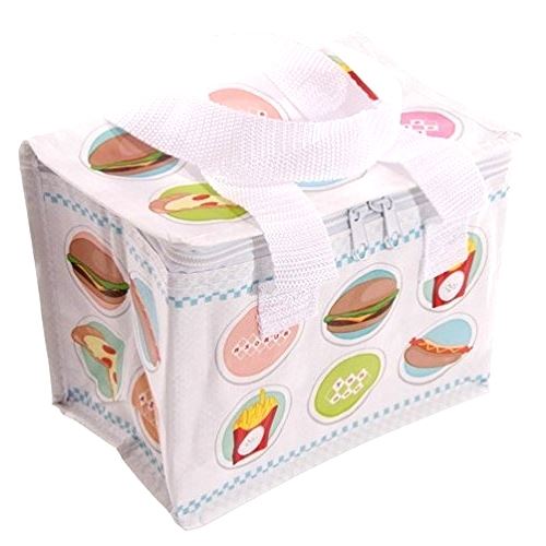 FAST FOOD WOVEN COOL BAG LUNCH BOX. COOLB06 \\\COOLB06