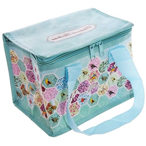 FUN PATCHWORK BIRD DESIGN COOL BAG LUNCH BOX. COOLB10 \\\COOLB10