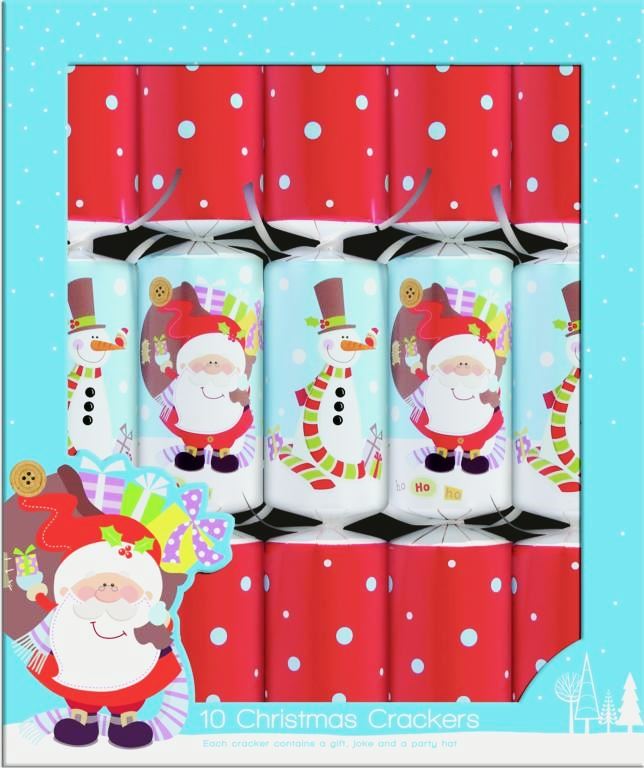 10 CHRISTMAS CRACKERS CUTE FUN 12'. CVNV \\\CVNV