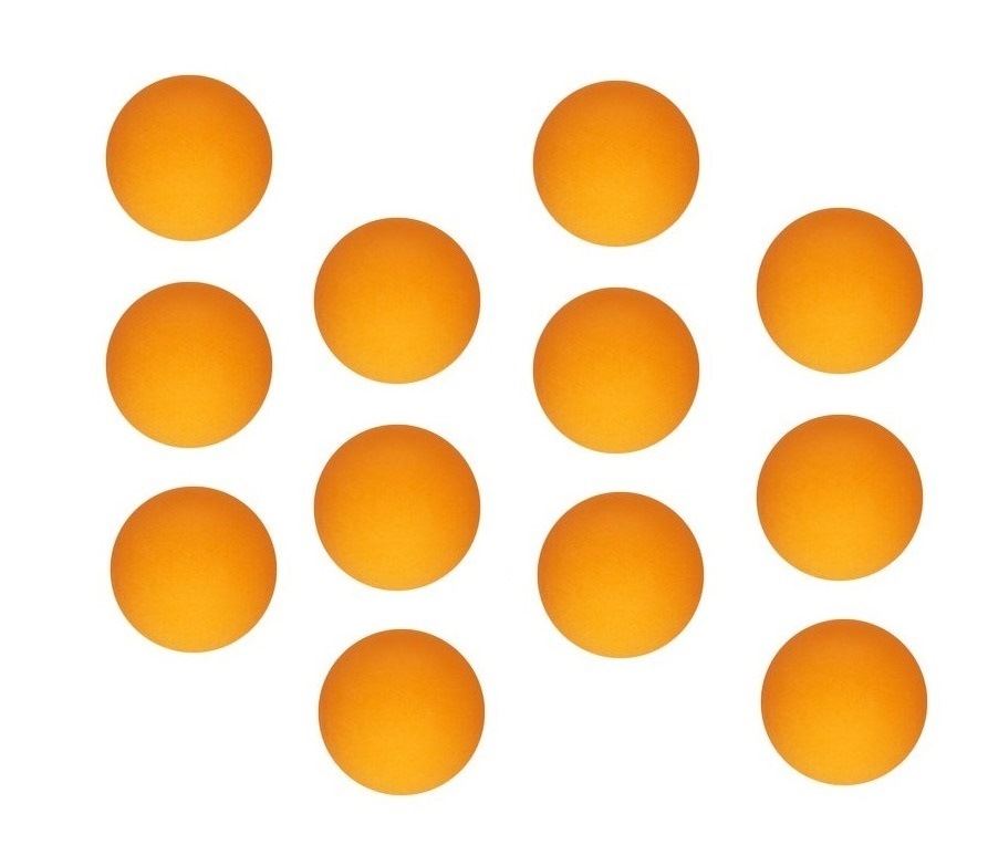 12 ORANGE TABLE TENNIS / PING PONG BALLS. JL3667 \\\D43553O
