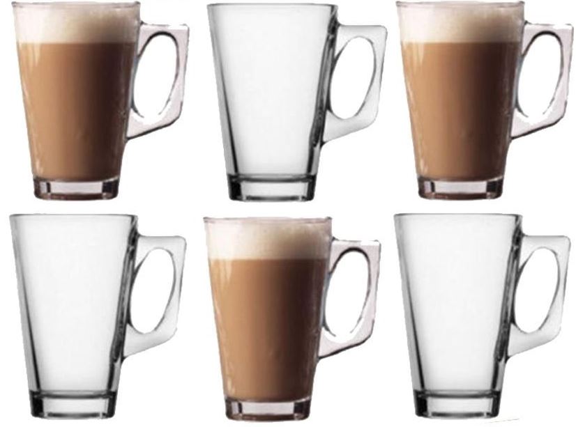 6 IN A PACK LATTE GLASS. DGI0119 \\\DGI0119