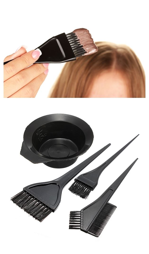 HAIR COLOURING BRUSH DYE AND BOWL SET KIT. 43683 CG008 PC3313 \\\DGI0688A