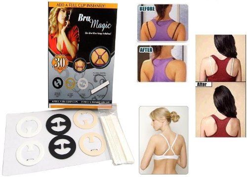 MAGIC BRA ADD A FULL CUP INSTANTLY THE BEST BRA STRAP SOLUTION 6 PACK. DGI0692 \\\DGI0692