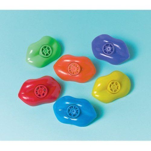 6 X WHISTLE LIPS - PARTY BAG FILLERS. DGI0839 \\\DGI0839