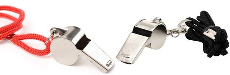 METAL WHISTLE RED AND BLACK STRAP BUY 1 GET 1 FREE TOTAL 2PCS. DGI0869 \\\DGI0869