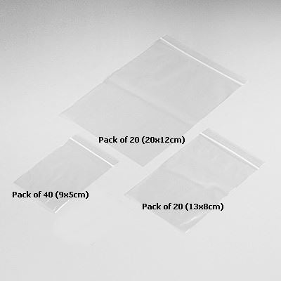 PACK OF 80 RESEALABLE BAGS ASSORTED SIZE. DGI1113 \\\DGI1113