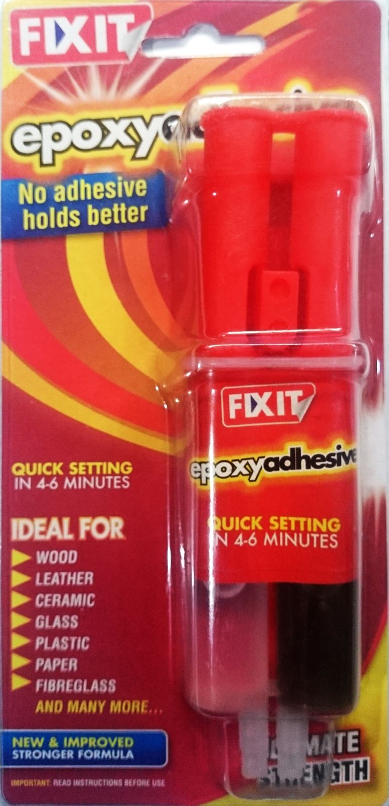 EPOXY ADHESIVE GLUE GLASS WOOD LEATHER PLASTIC. DGI1956 \\\DGI1956