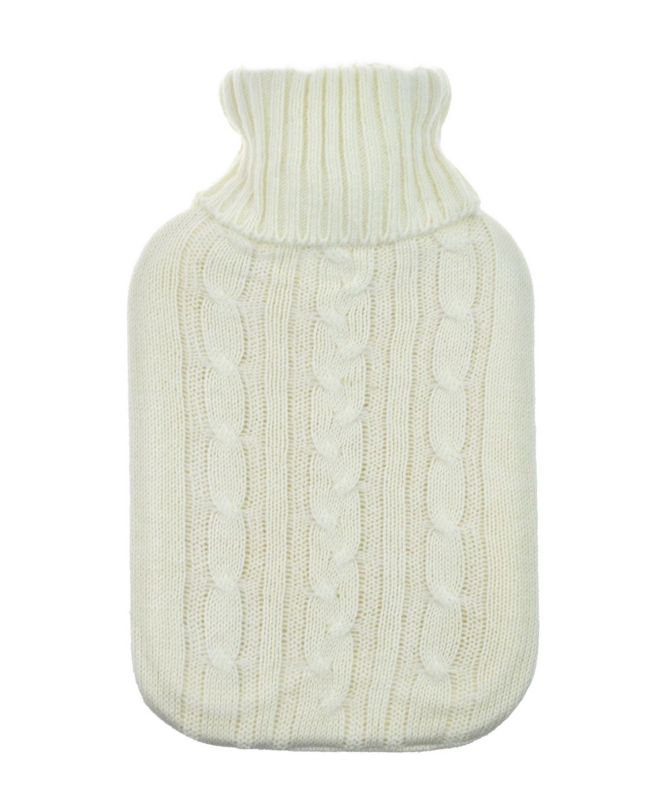 2 LITTER KNITTED COVER WHITE FOR HOT WATER BOTTLE. DGI3161A \\\DGI3161A