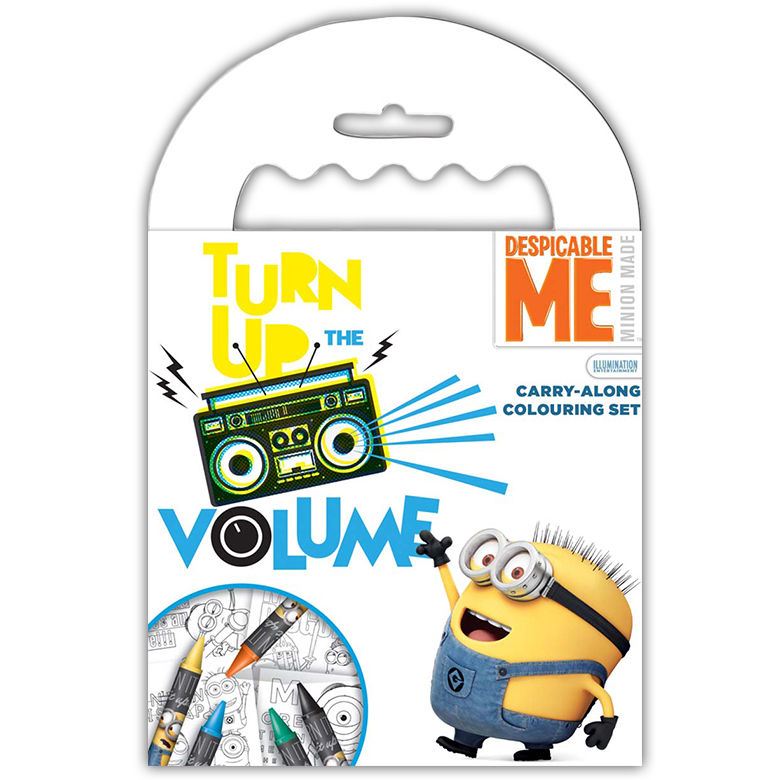 DESPICABLE ME MINION CARRY ALONG COLOURING SET. DMCAR \\\DMCAR