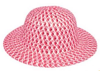 GO GLAM BONNET WITH SILVER THREAD PINK. DP06288PINK \\\DP06288PINK