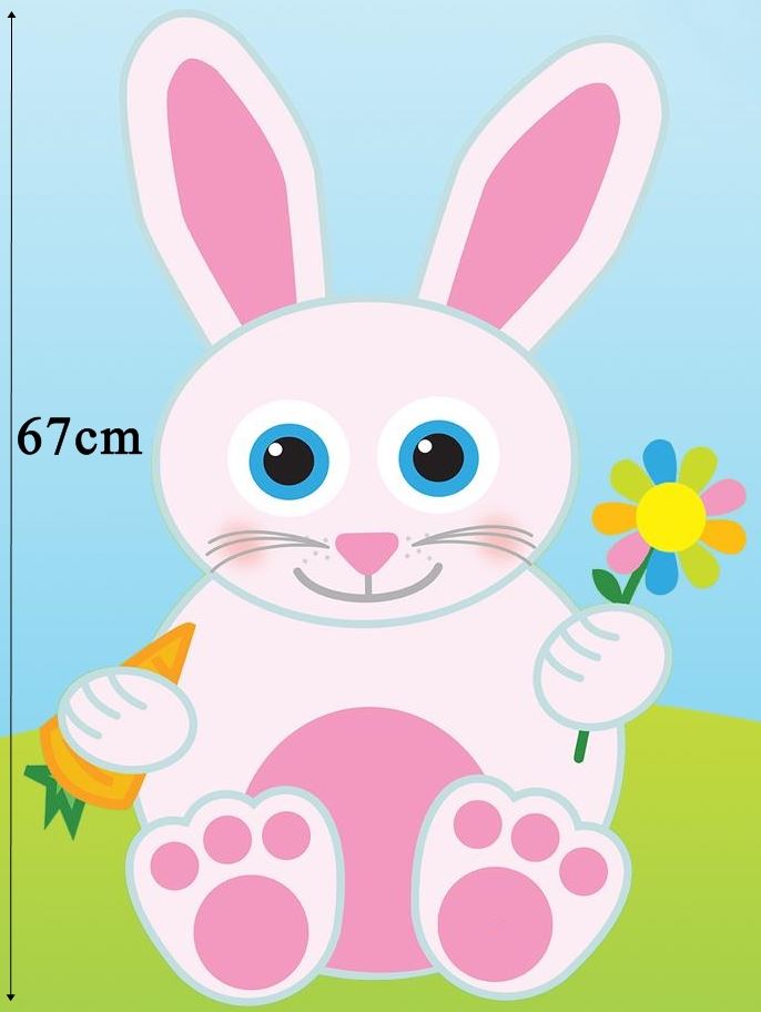 67CM JOINTED BUNNY EASTER DECORATION. DP06387 \\\DP06387