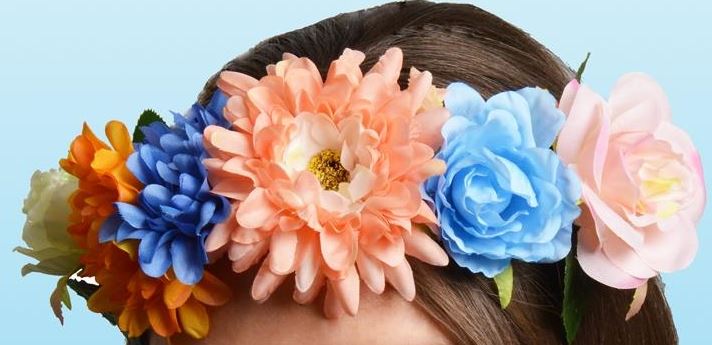 FLOWER HAIRBAND SPRING EASTER FANCY DRESS. DP06454 \\\DP06454