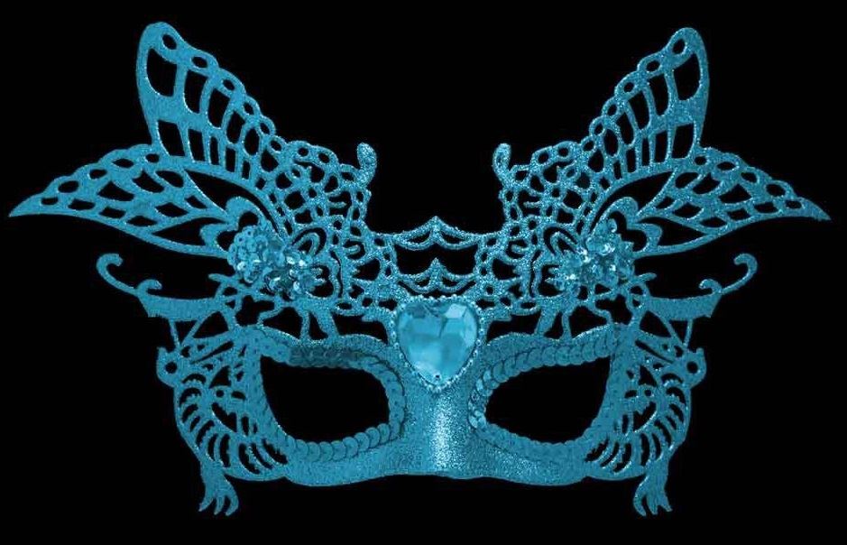 MASQUERADE MASK TURQUIOSE. DP54822 \\\DP54822
