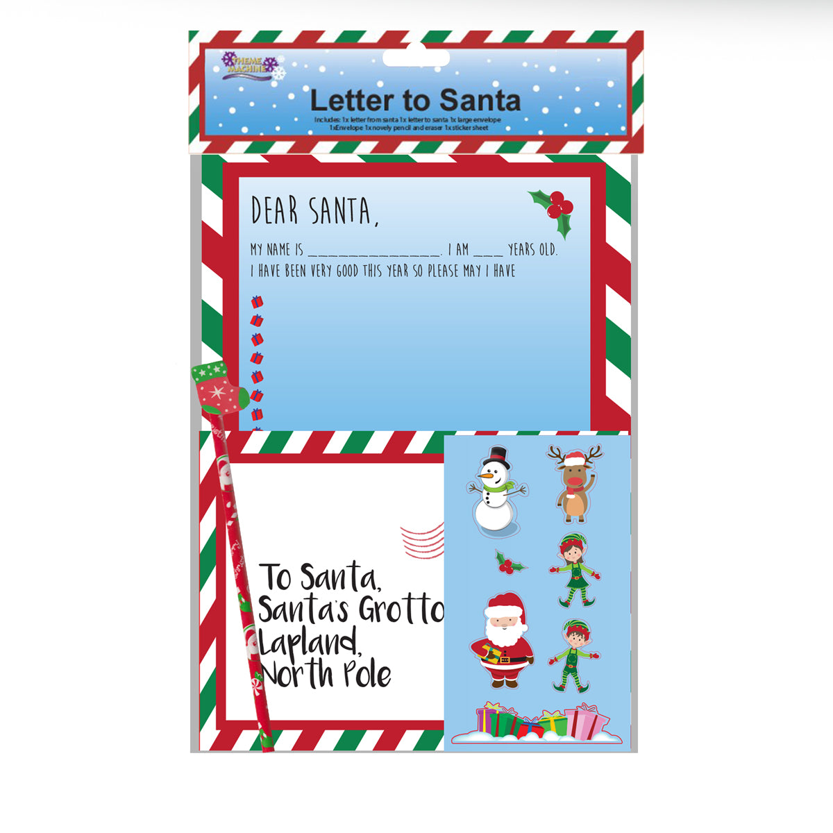 CHRISTMAS LETTER TO SANTA SET. DP54957 DP55774 \\\DP54957