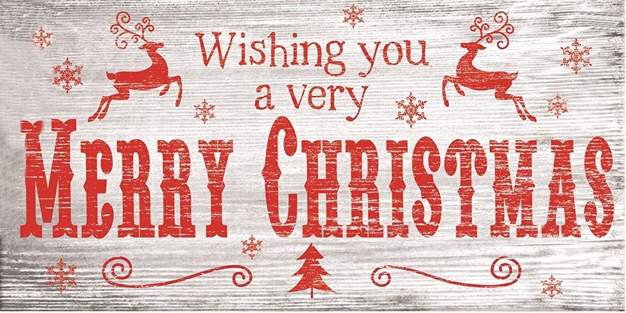 MERRY CHRISTMAS DECORATIVE WOODEN PLAQUES GREY. DSPQ_WISHING \\\DSPQ_WISHING