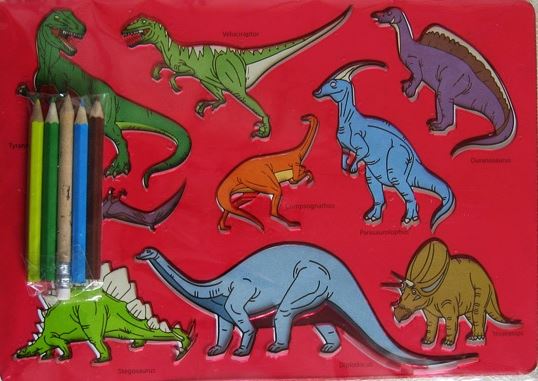 DINOSAUR STENCIL SET. DSTN \\\DSTN