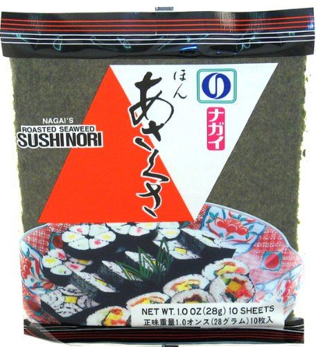 NAGAI ROASTED SUSHI NORI SEAWEED - RED 28G. E0051 \\\E0051