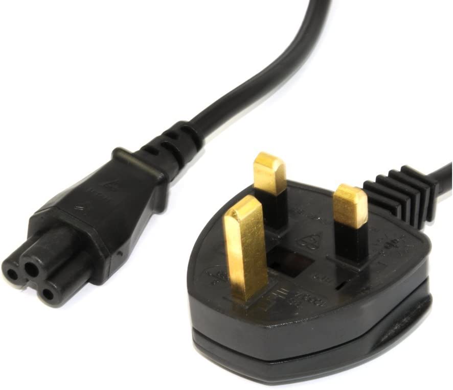 EUROSONIC CLOVERLEAF LAPTOP MAINS LEAD 1.8M. ES0027 \\\ES0027