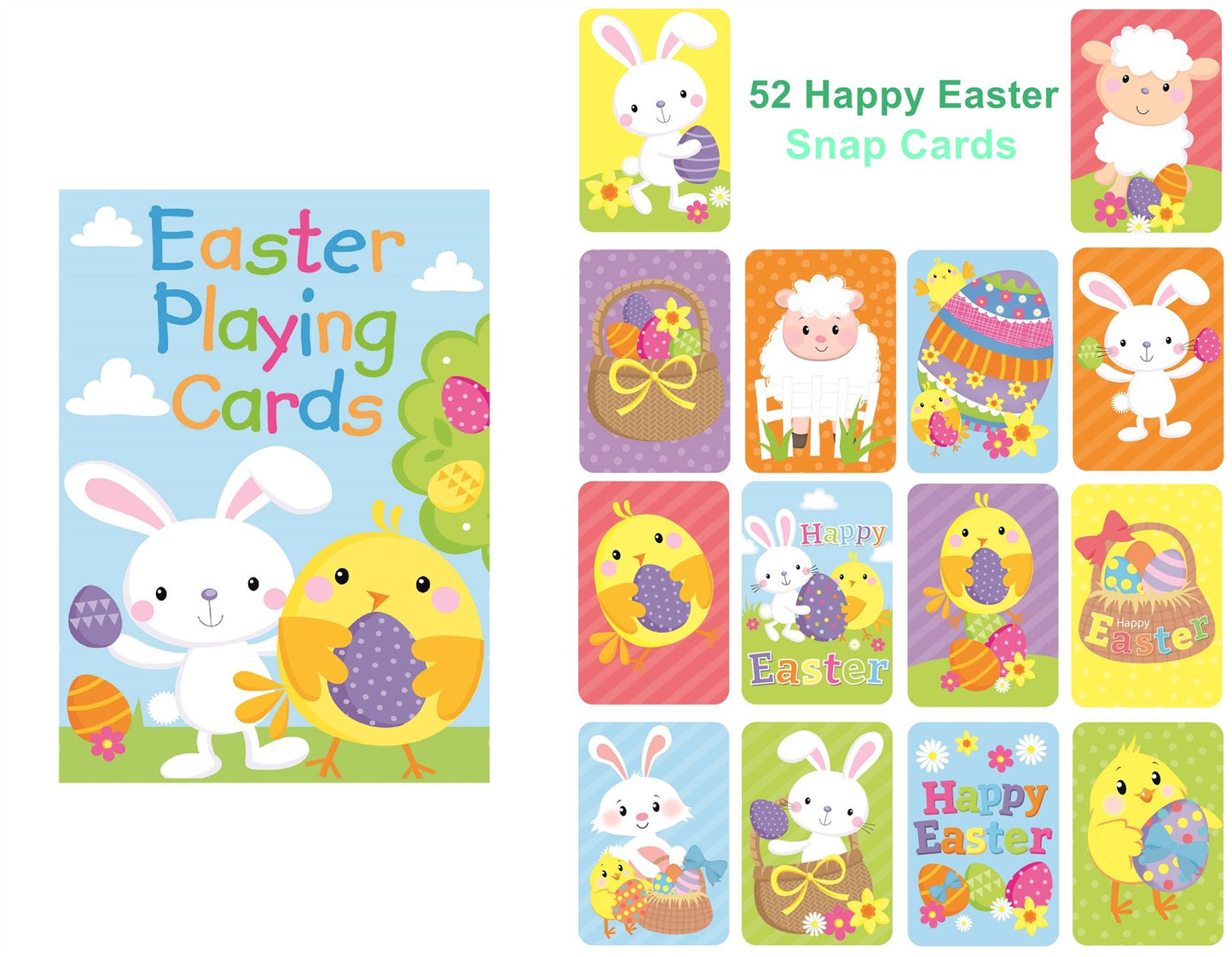 EASTER PLAYING CARDS SNAP. EW19410 \\\EW19410