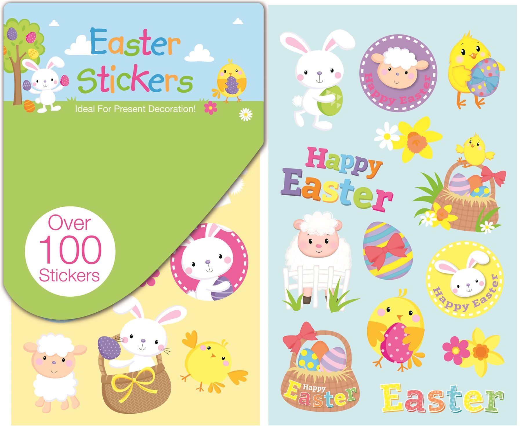 100 EASTER STICKER BOOK. EW26370 \\\EW19458