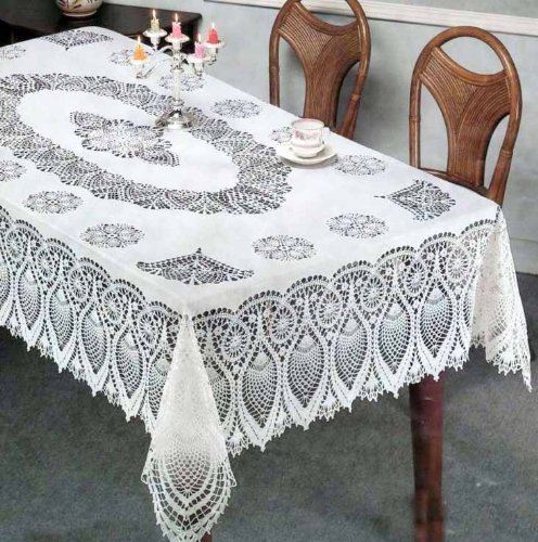 CROCHET VINYL TABLE CLOTH 60 X. F536463 \\\F1536463