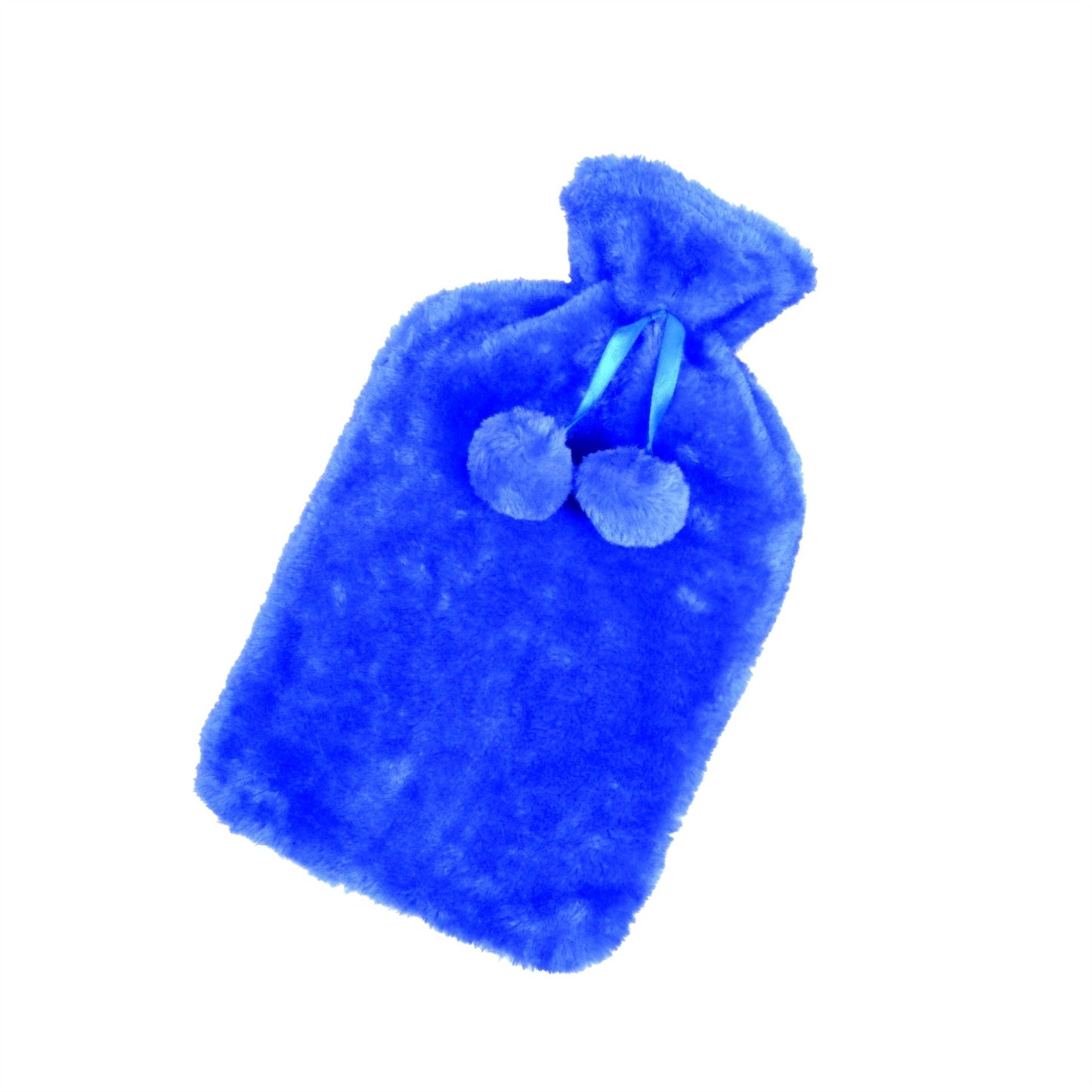 2 LITER HOT WATER BOTTLE PLUSH COVER BLUE. FA75462_BLUE \\\FA75462_BLUE